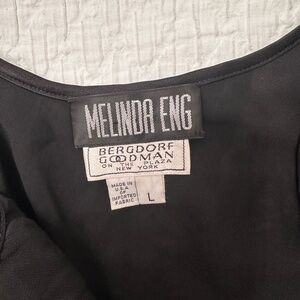 Vintage Melinda Eng for Bergdorf Goodman Little Black Dress